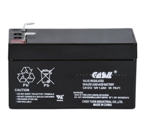 Casil 12v 1.2Ah Sealed Lead Acid Battery - Flame Retardant (CA1212-V0)