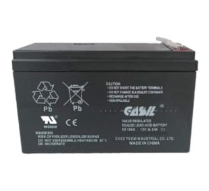 Casil 12v 9Ah Sealed Lead Acid Battery - Flame Retardant (CA1290-V0)