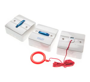 Cameo HARK Disabled Toilet Alarm Kit, White PVC, Surface Mount (CSHK1)